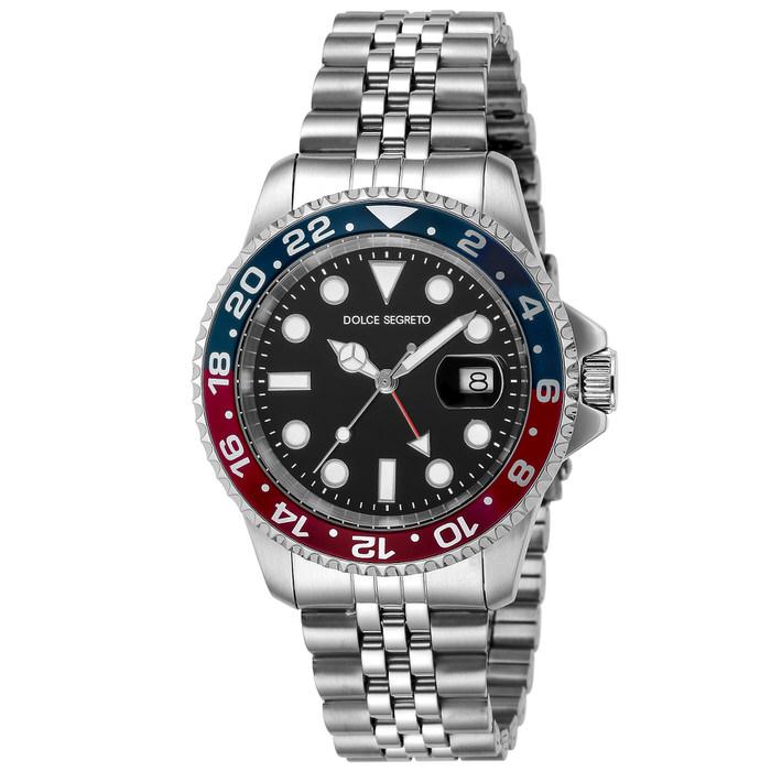 ドルチェセグレート 腕時計 メンズ シルバー Gmt400burd Dolce Segreto 並行輸入品 Gmt400burd エリアオンライン 通販 Yahoo ショッピング