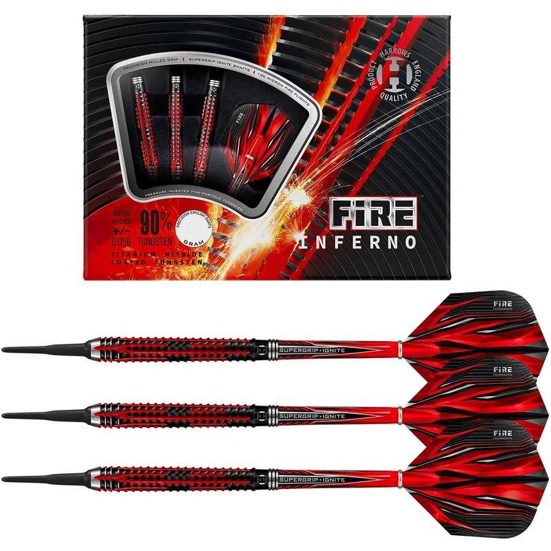 ダーツ バレル Harrows ハローズ ファイア インフェルノ 20g (FIRE INFERNO 20g Tungsten90%) | 20g バレル Harrows ハローズ ファイア インフェルノ FIRE INFERNO Tungsten90%