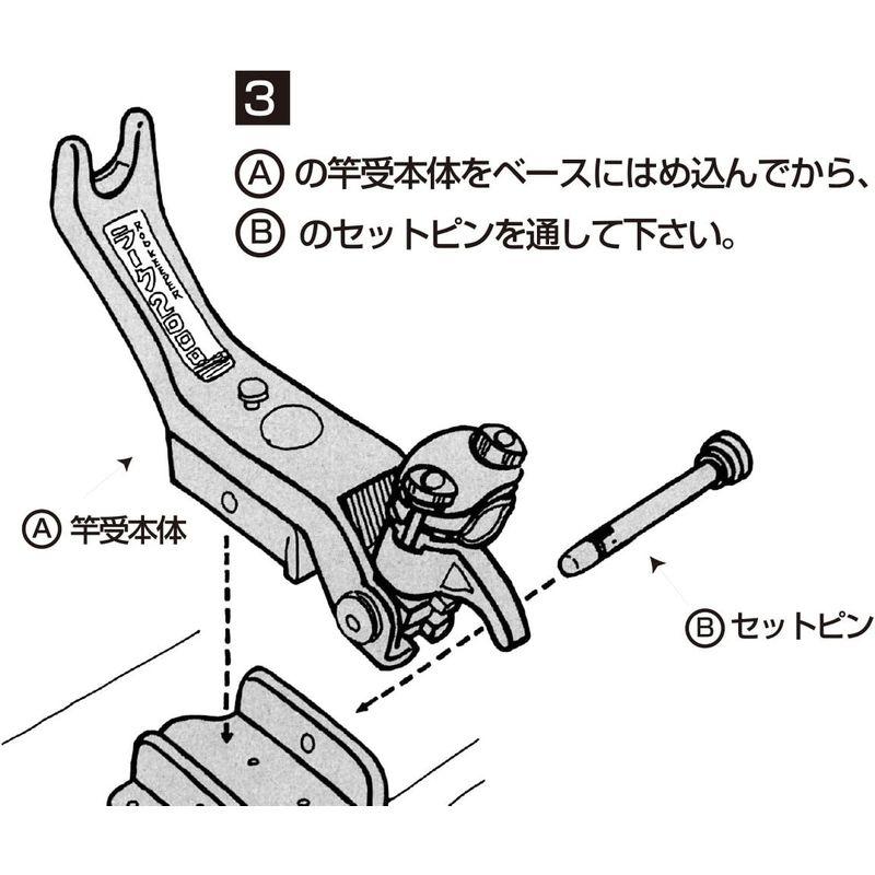 第一精工 ロッドホルダー 竿受け ラーク竿受け 1800 ボート釣り用 01019 ブラック ロッドホルダー 竿受け ラーク竿受け ボート釣り用 ブラック inches mm