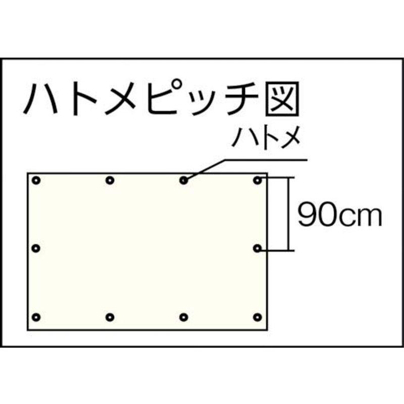 TRUSCO(トラスコ)　エコ超厚手UVシ-ト#5000　メタリックシルバー　5.4m×7.2m　TUV5000MS-5472