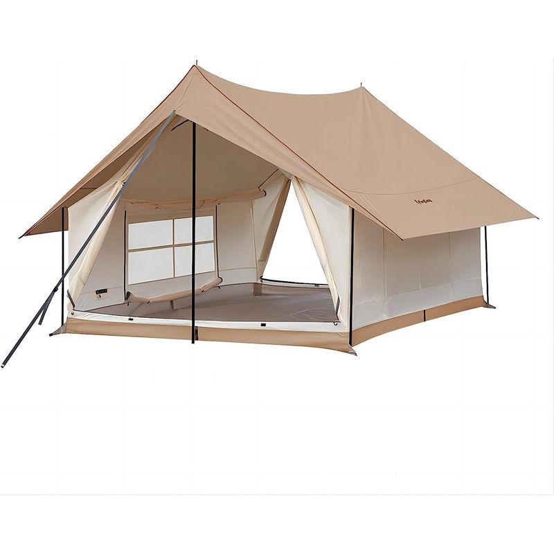 KingCamp ハウステント キャンプ ファミリーテント 3?5人用 360°視野 大型テント 防虫 通気 UVカット 耐水 アウトドア ハウステント キャンプ ファミリーテント 5人用 大型テント 防虫 通気 UVカット 耐水 アウトドア