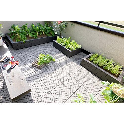 システムファーム（組立て式花壇・菜園） 60cm×90cm×2段 セット アイボリー 組立て式花壇 菜園 60cm×90cm×2段 セット アイボリー