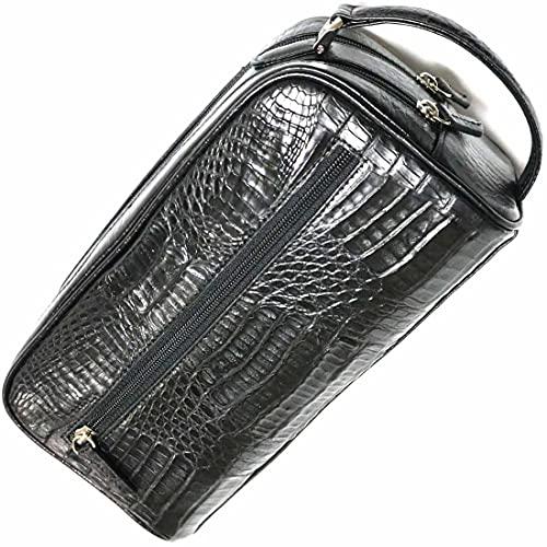 高品質の人気 ブラック セカンドバッグ メンズ 本革 コンパクト