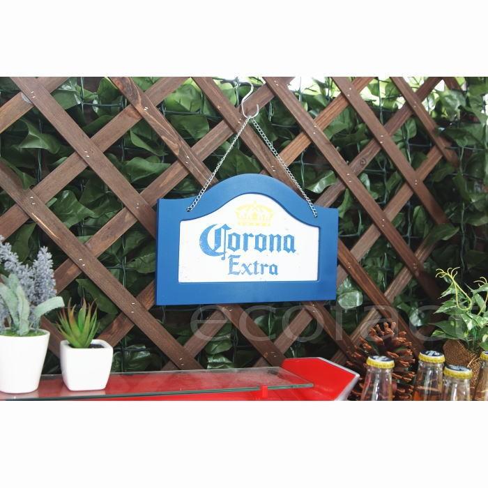 コロナビール エクストラ CORONA EXTRA アーチ ウッドサインプレート