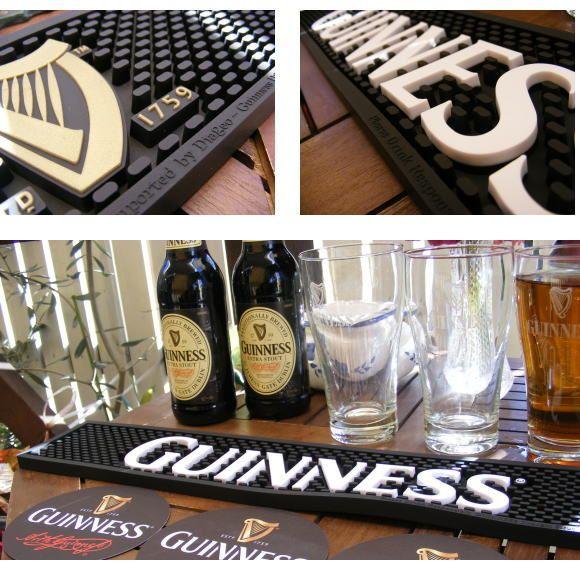 ギネスビール バーマット ラバーマット GUINNESS （パブ＆バーグッズ
