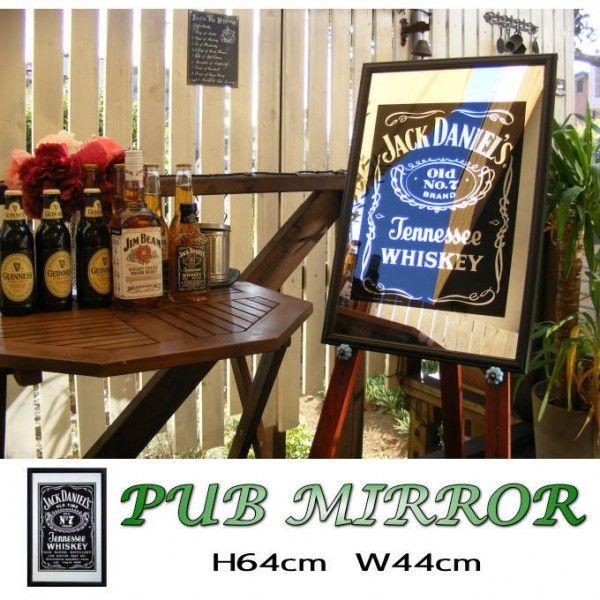 パブミラー バーミラー パブサインミラー ジャックダニエルロゴ （Jack