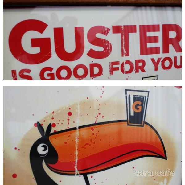 ピクチャーフレーム Guster ギネスビール トゥーカン 38×27.5cm 木製