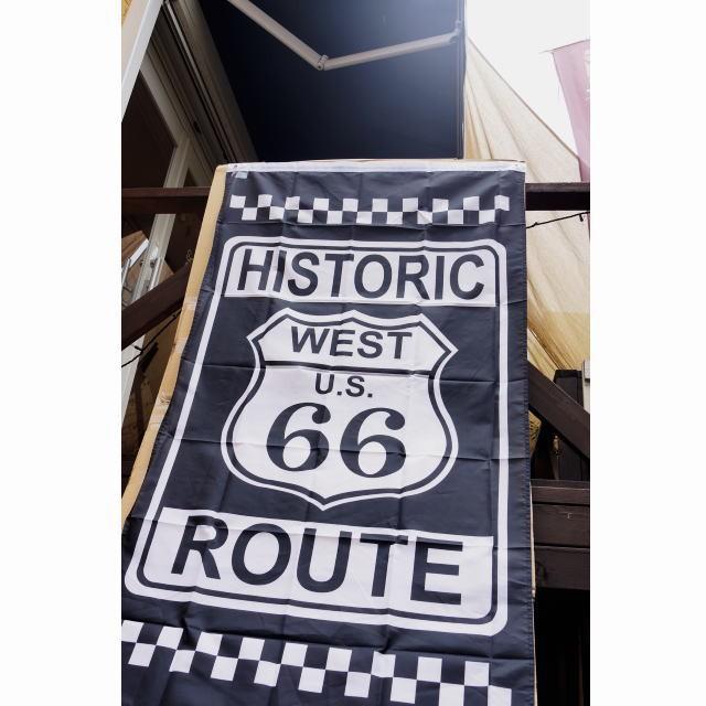 フラッグ 旗 タペストリー ルート66 HISTORIC 150×90cm レター フラッグ 旗 タペストリー ルート66 HISTORIC 150×90cm レター