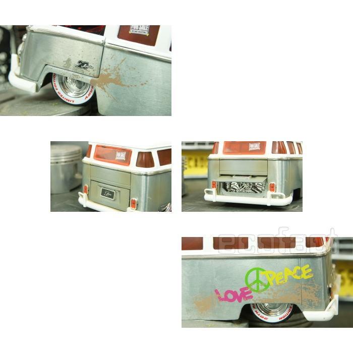 ミニカー 旧車 模型 1/24スケール 1962 フォルクスワーゲン バス