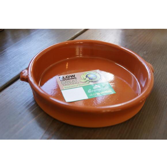 アヒージョ鍋 キャセロール鍋 土鍋 直径17cm（浅皿）カスエラ 耐熱陶器 スペイン製 オーブン可 アヒージョ皿 :y000999:エリア27