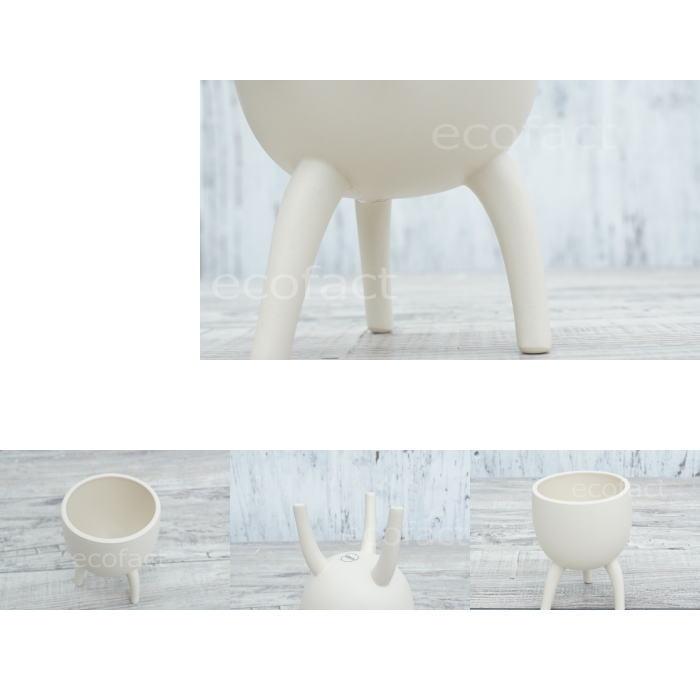 鉢カバー フラワーポット 植木鉢 おしゃれ 陶器鉢 ホワイト 白 ボール