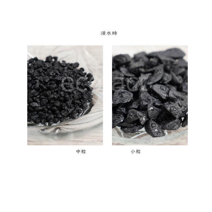 化粧石 観葉植物 飾り石 中粒（約1cm〜1.5cm）ブラック 黒 （艶少なめ