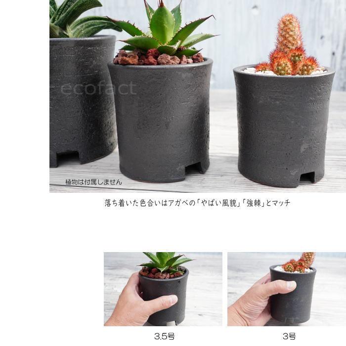 陶器鉢 植木鉢 3号 筒型 艶消し 黒 ブラック おしゃれ 陶器鉢 植木鉢 3号 筒型 艶消し 黒 ブラック おしゃれ