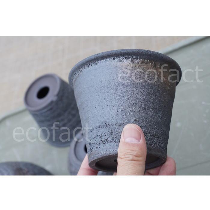 陶器鉢 植木鉢 4号 クレーターポット 中深 おしゃれ プランター 園芸鉢