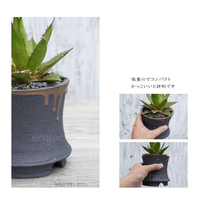 陶器鉢 植木鉢 金彩高脚 5号フチなし 底穴あり ゴールド 陶器鉢 植木鉢 金彩高脚 5号フチなし 底穴あり ゴールド