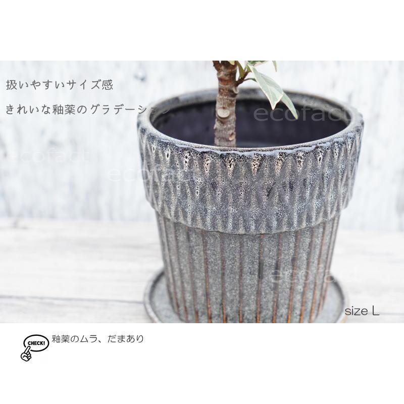 ポット 鉢 植木鉢 プランター おしゃれ 陶器 φ16.3cm Merge L ポット 鉢 植木鉢 プランター おしゃれ 陶器 φ16.3cm Merge L