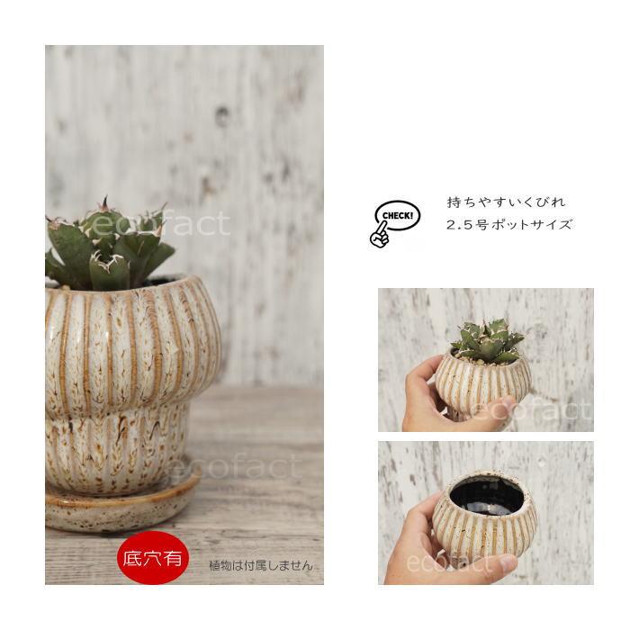 植木鉢 おしゃれ 陶器鉢 フラワーポット ミニポット 底穴あり