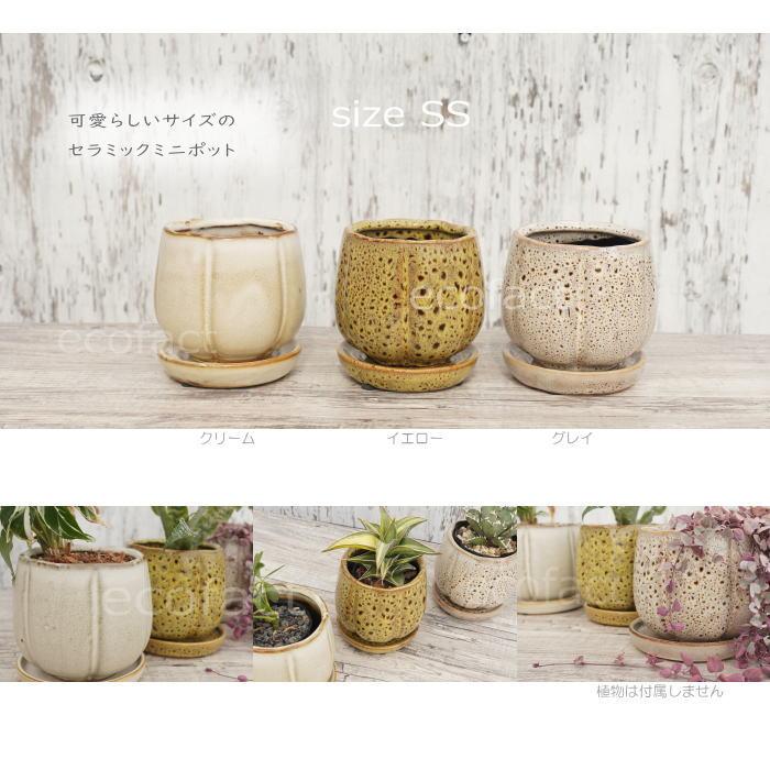 植木鉢 おしゃれ 陶器鉢 フラワーポット ミニポット 底穴あり