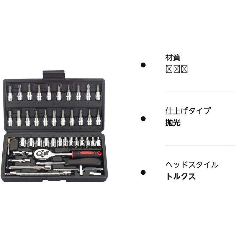 46点セット 工具セット 修理 工具 DIY スパナ 車整備 通販 46点セット 工具セット 修理 工具 DIY スパナ 車整備