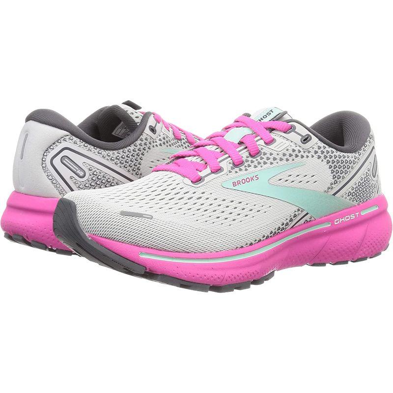 Brooks ランニングシューズ 軽量 クッション ゴースト 14 レディース BRW3561 3562 3563 グレー/ピンク 22.5     商品情報    【商品名】　Brooks ランニングシューズ 軽量 クッション ゴースト 14 レディース BRW3561 3562 35 U1241658552(11118円)