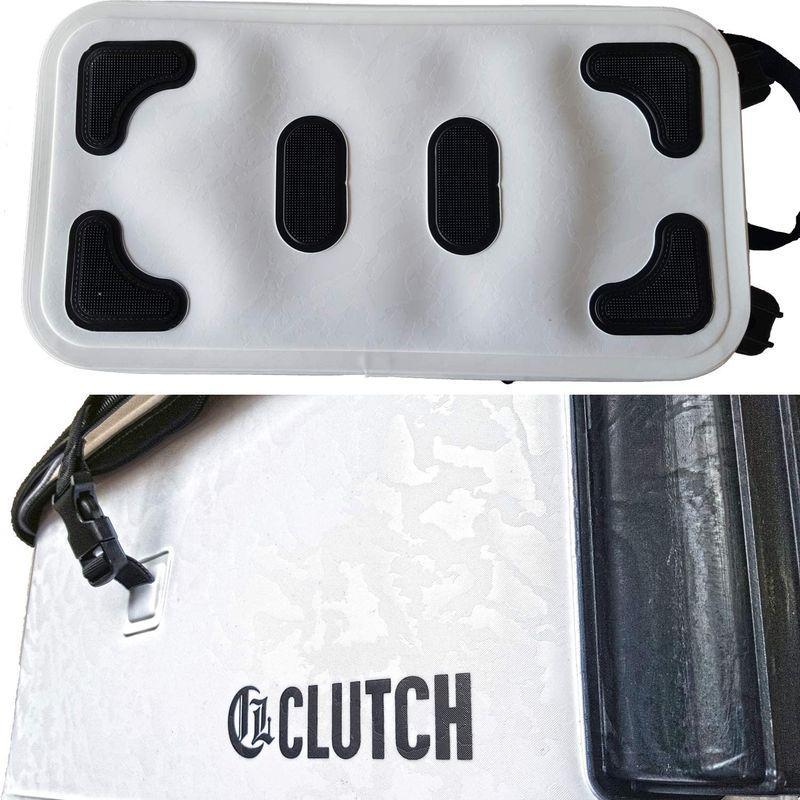 クラッチ(Clutch) タックルバッグ 50cm ホワイトカモ CBA-001 Clutch タックルバッグ 50cm ホワイトカモ CBA with inner box storage The