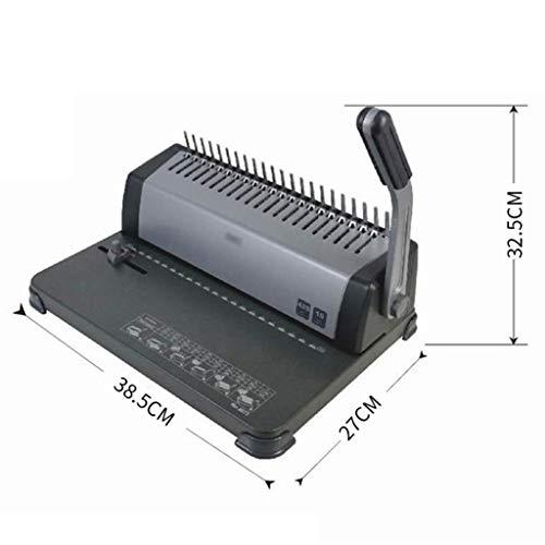 世界有名なホチキス 21穴コーム製本機 クリップエプロン製本機 穴あけ