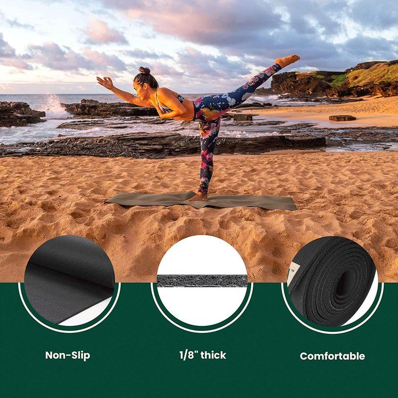 ジェイドヨガ（JADE YOGA）ヨガマット トラベル ブラック JADE YOGA ヨガマット トラベル ブラック