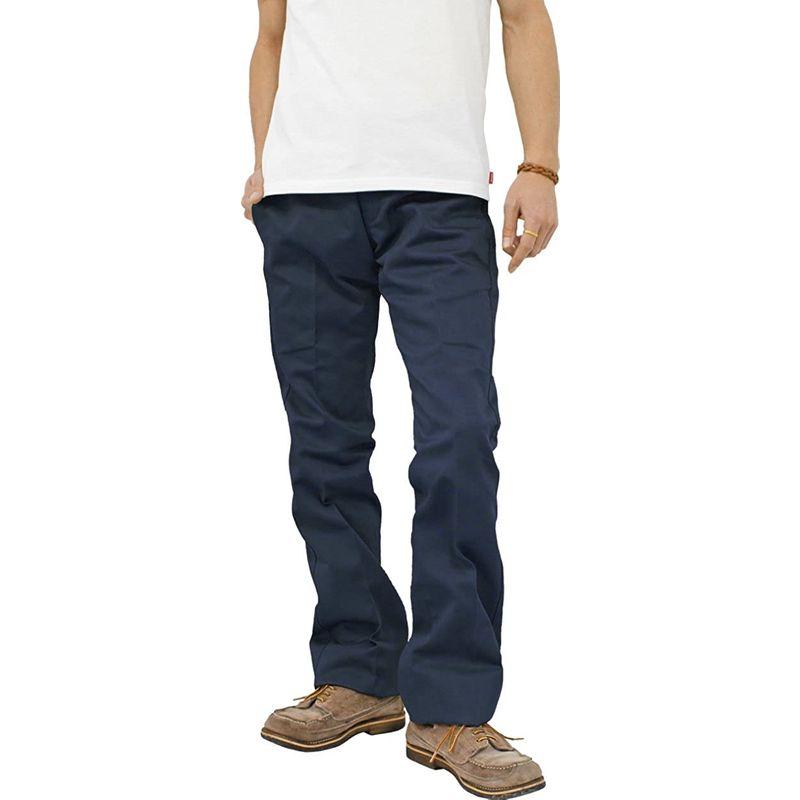 ディッキーズ 東北限定別注 ローライズ フレアパンツ 171M40M101（新型UM2874） (36， DN：ダークネイビー) ローライズ フレアパンツ 171M40M101 ディッキーズ 東北限定別注 新型UM2874 36， DN：ダークネイビー コットン