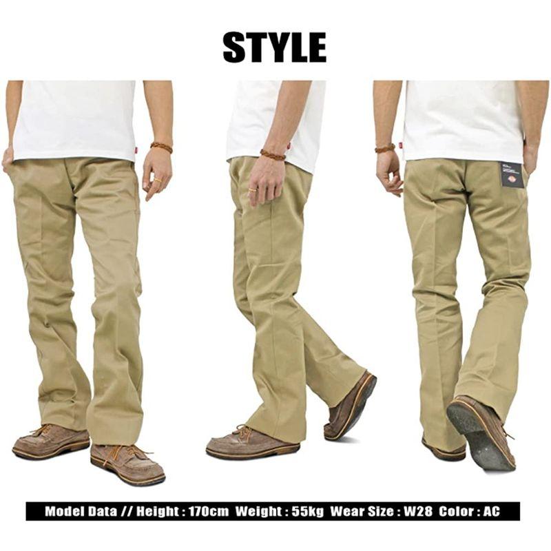 ディッキーズ 東北限定別注 ローライズ フレアパンツ 171M40M101（新型UM2874） (36， DN：ダークネイビー) ローライズ フレアパンツ 171M40M101 ディッキーズ 東北限定別注 新型UM2874 36， DN：ダークネイビー コットン