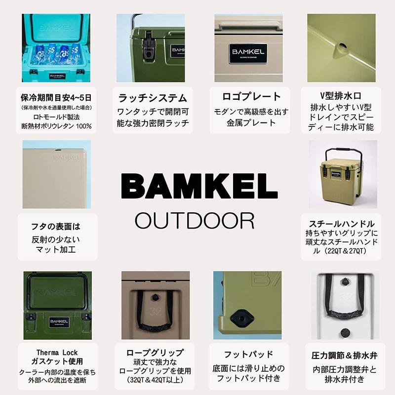 BAMKEL クーラーボックス 40L 30L モダンシリーズ 長時間 保冷 韓国ブランド 選べるカラー ハードクーラー サイズ アウトドア サイズ クーラーボックス 40L 30L モダンシリーズ 長時間 保冷 韓国ブランド 選べるカラー ハードクーラー アウトドア