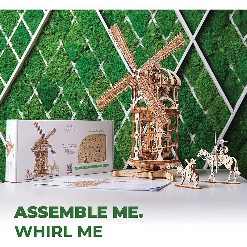 Ugears ユーギアーズ Tower Windmill 風車 木のおもちゃ 3D立体 パズル 70056 ゲーム、おもちゃ ジグソーパズル I1123741151(10070円)