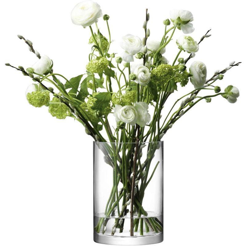 LSA(エルエスエー) フラワーベース(花器) クリア 高さ24cm COLUMN G330-24-992 エルエスエー フラワーベース 花器 クリア 高さ24cm COLUMN G330 サイズ