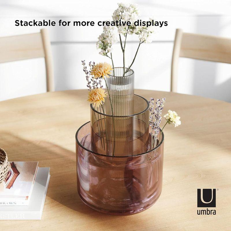 umbra 花瓶 フラワー ベース アソート キャンドルホルダー ガーデニング 観葉植物 スタッキング ガラス 小物入れ リビング 玄関 装 花瓶 フラワー ベース アソート キャンドルホルダー ガーデニング 観葉植物 スタッキング ガラス 小物入れ リビング 玄関