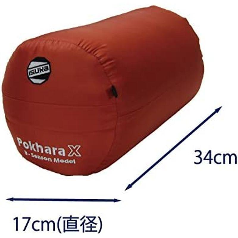 イスカ(ISUKA) 寝袋 イスカ(ISUKA) ポカラX ブリック最低使用温度-6度 146929 ISUKA イスカ 寝袋 ポカラX ブリック最低使用温度 6度 cm ポリエステル100%