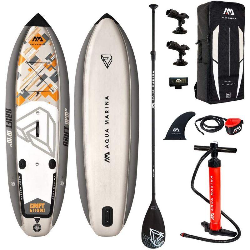 「超メルカリ市」 AquaMarina(アクアマリーナ) SUP インフレータブル スタンドアップパドルボード DRIFT BT-20DRP-A， ブラウン 【QGW1201633379】(41971円)