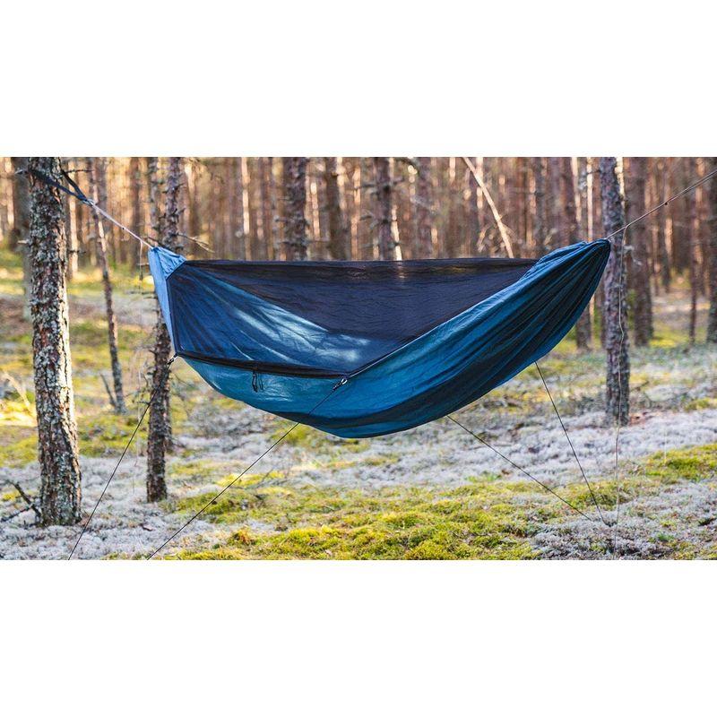 Lesovik ハンモック DRAKA ドラカ 蚊帳あり サスペンションシステム付き フラッグシップモデル (Baltic Blue) DRAKA ドラカ Lesovik ハンモック 蚊帳あり サスペンションシステム付き フラッグシップモデル Baltic Blue