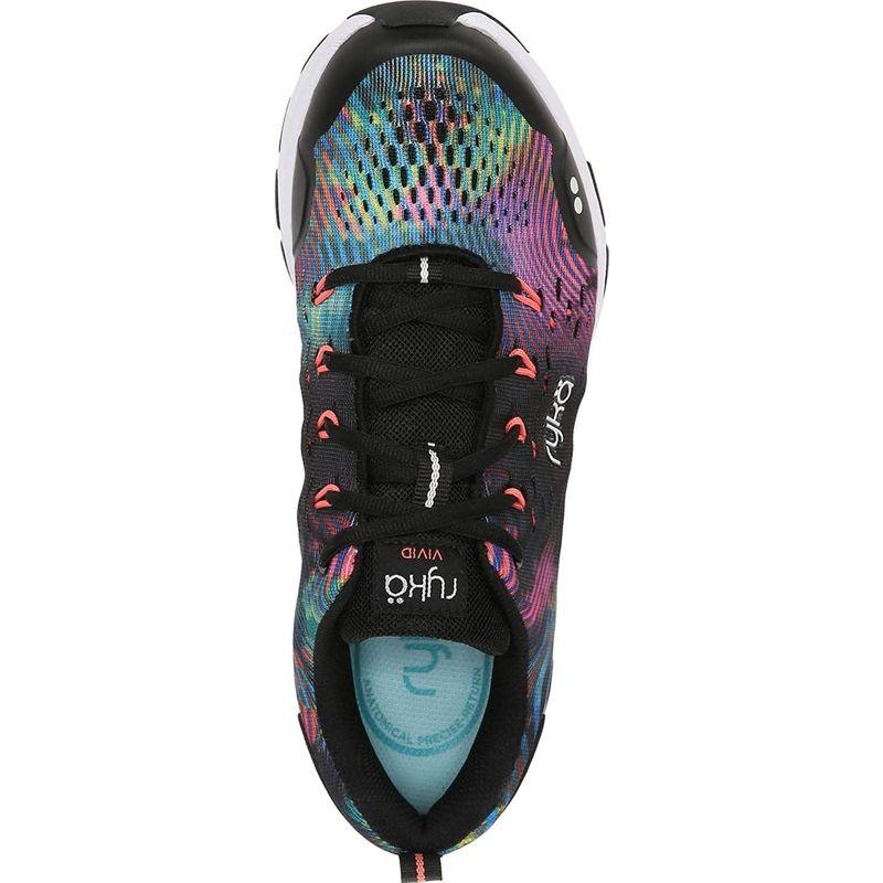 ライカ フィットネスシューズ VIVID RZX ブラック×ピンクタイ