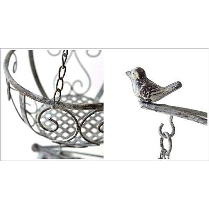 フラワースタンド ハンギング 吊り下げ 花台 アイアン シャビー アンティーク 鳥 かわいい 鉢ラック 鉢スタンド 吊り下げフラワースタンド 吊り下げフラワースタンド ハンギング 吊り下げ 花台 アイアン シャビー アンティーク かわいい 鉢ラック 鉢スタンド
