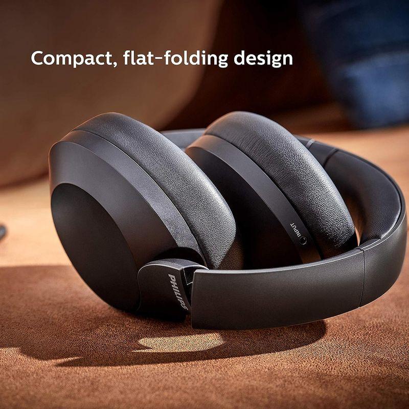 PHILIPS(フィリップス) ブルートゥースヘッドホン ブラック PHILIPS(フィリップス) ブルートゥースヘッドホン ブラック