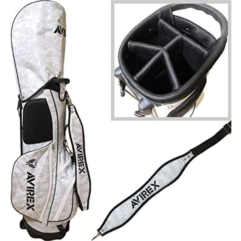 AVXBB1-01C アビレックス スタンド式 キャディバッグ ゴルフバッグ AVIREX クラブケース 限定モデル セルフ レアモノ (カ 01C アビレックス スタンド式 キャディバッグ ゴルフバッグ AVIREX クラブケース 限定モデル セルフ レアモノ E1683485809(15105円)