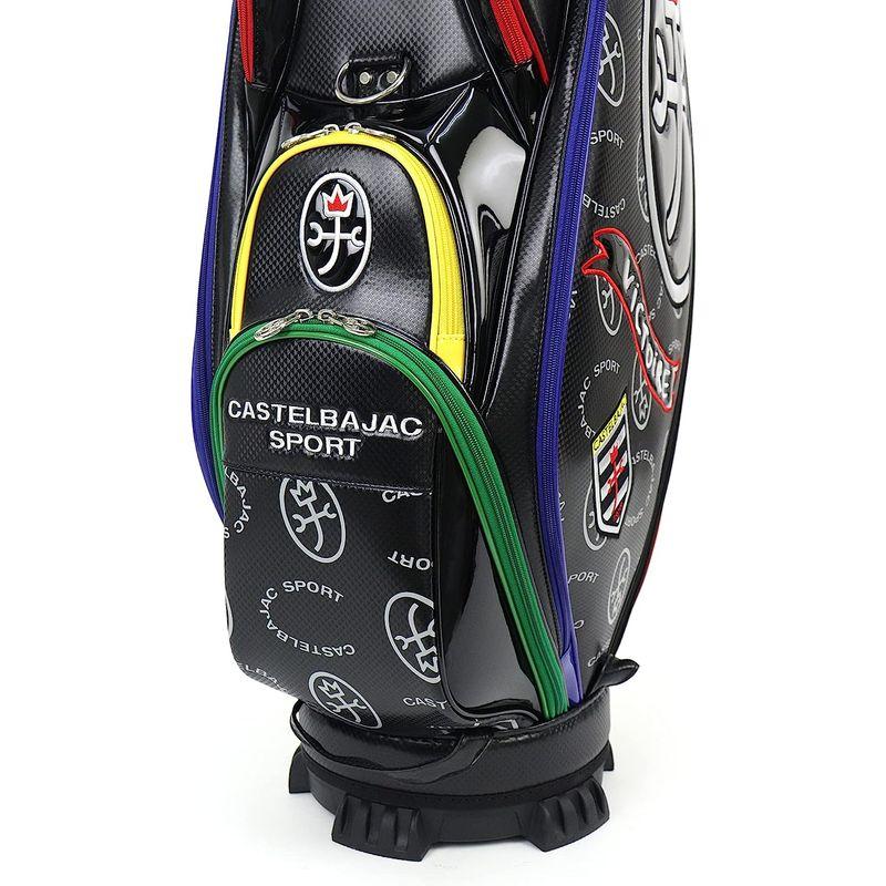 匿名！送料無料！ 2023年春夏モデル カステルバジャック CASTELBAJAC 7232381301 キャディバッグ ゴルフバッグ 9型 5分割 エナメル 【IQY1083729720】(37855円)
