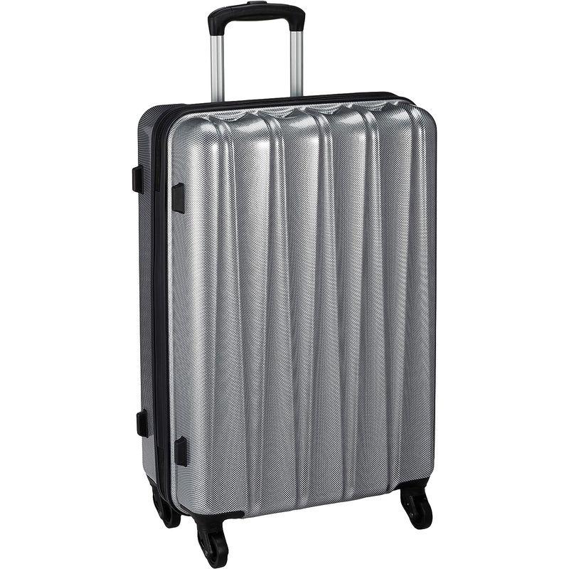 ビバーシェ スーツケース ファスナー TSAロック レインカバー付き 52L 62 cm 3.8kg YZ-H-S シルバー ファスナー スーツケース TSAロック レインカバー付き 52L cm 8kg YZ シルバー