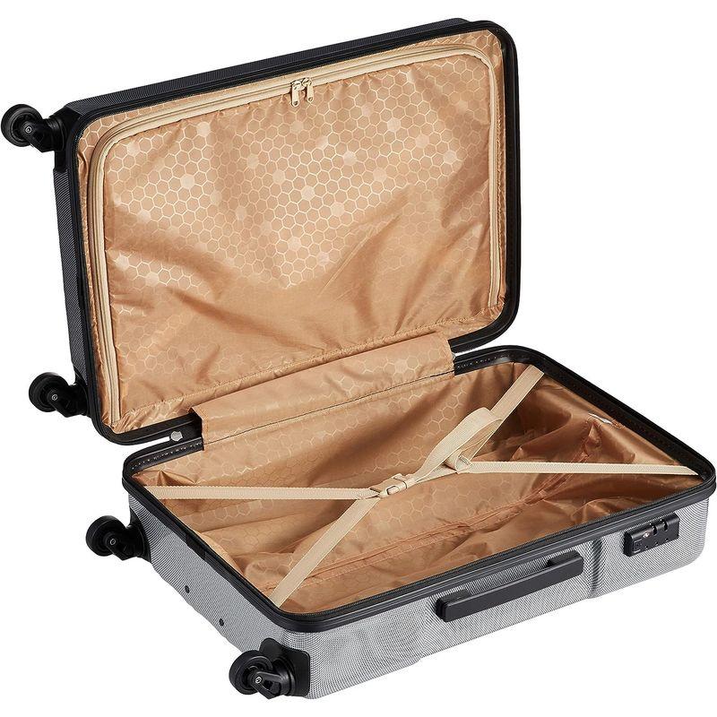 ビバーシェ スーツケース ファスナー TSAロック レインカバー付き 52L 62 cm 3.8kg YZ-H-S シルバー ファスナー スーツケース TSAロック レインカバー付き 52L cm 8kg YZ シルバー