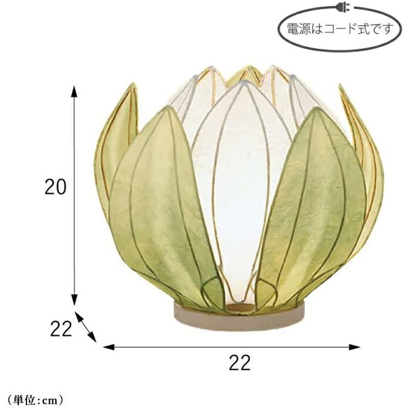 八木研 現代仏具 モダン仏壇 盆提灯 はなあかりグリーン 4989632392072 現代仏具 モダン仏壇 盆提灯 はなあかりグリーン