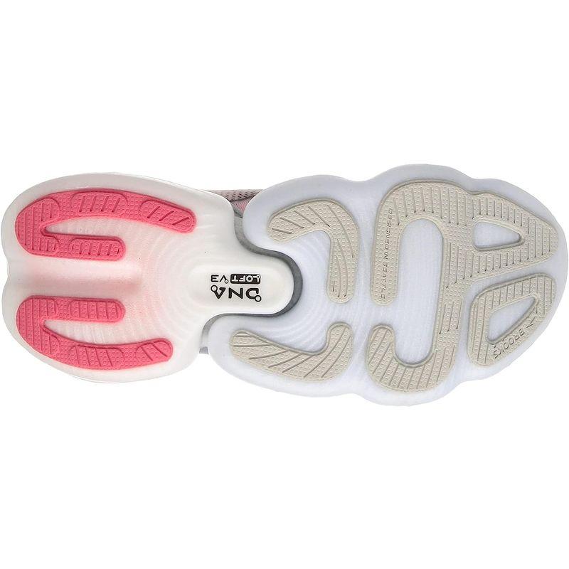 ブルックス ランニングシューズ 軽量 クッション 安定感 オーロラ ホワイト/ピンク 23.0 cm B cm ランニングシューズ 軽量 クッション 安定感 オーロラ ホワイト/ピンク