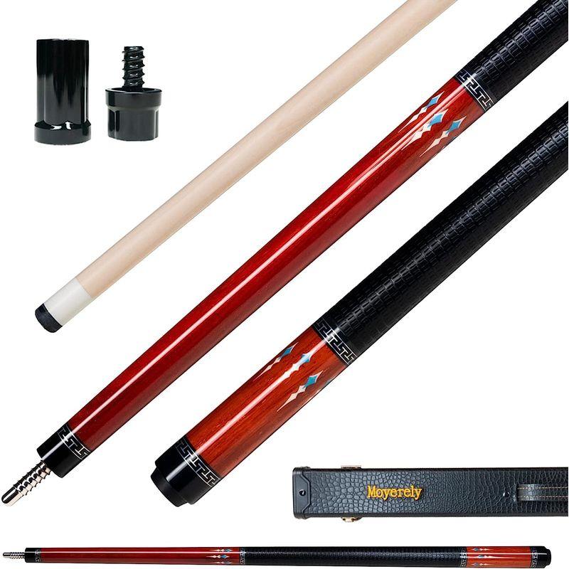 お買い得！ Moyerely YFEN シリーズ 低偏向プールキュー カーボンチューブ付き 13mm プロフェッショナルプールスティック カラフルなダイ 【ZYX1815756720】(63428円)