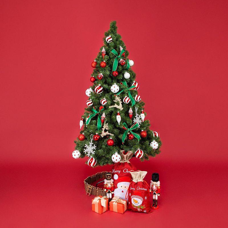Every　Day　is　クリスマスツリー用　Christmas　エレガントなプレミアムバラエ　ガラス製クリスマスボールオーナメント　76個