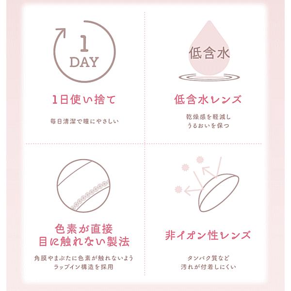 エバーカラーワンデーナチュラル ワンデーカラコン カラーコンタクトレンズ アイセイ aisei 20枚入り 4箱購入でクオカード進呈　 | Ever Color | 19