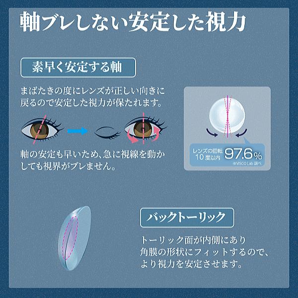 ワンデーリフレアシリコーントーリックUVWモイスチャー 乱視用コンタクト シリコーン素材 フロムアイズ | ワンデーリフレア | 06