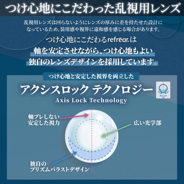 2ウィークリフレアシリコーンUVトーリック 乱視用コンタクト シリコーンハイドロゲル フロムアイズ | ツーウィークリフレア | 04